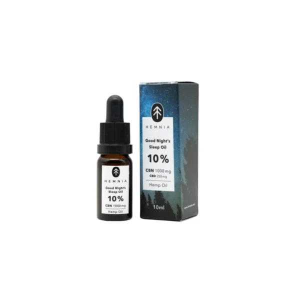 Hemnia CBD ulje za spavanje 10%, 10ml