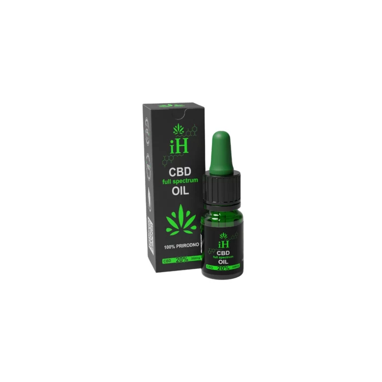 CBD i kortizol - kako kanabidiol prirodno pomaže u borbi protiv stresa? 1 ihemp CBD ulje 20% puni spektar,10 ml