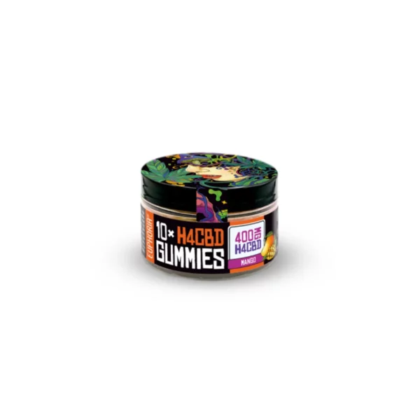 Euphoria H4CBD gumeni bomboni 400 mg, mango, 10 komada